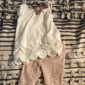 3-6 month blouse and pants
